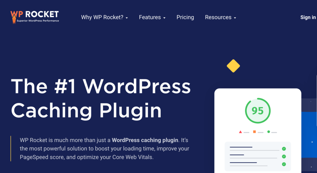 wprocket plugin home page overview